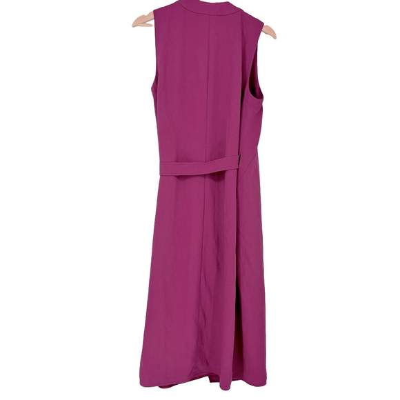 Everlane  - The Japanese GoWeave
Sleeveless Wrap Dress size 6 in Berry - Picture 3 of 11